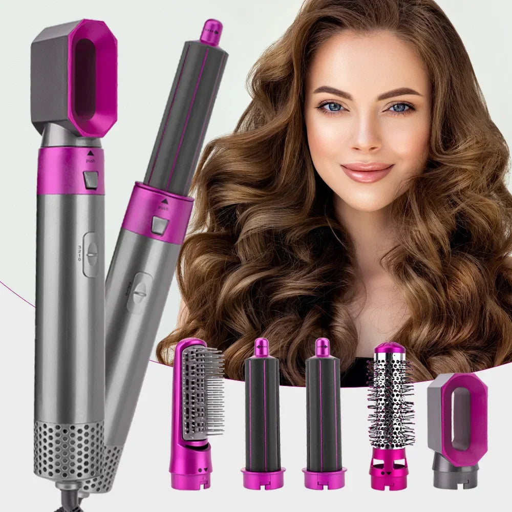 Hot Air Brush 5 In 1 Hair Dryer Brush