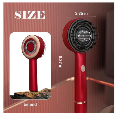 Scalp Massager Brush (Red) – فرشاة تدليك فروة الرأس (حمراء)
