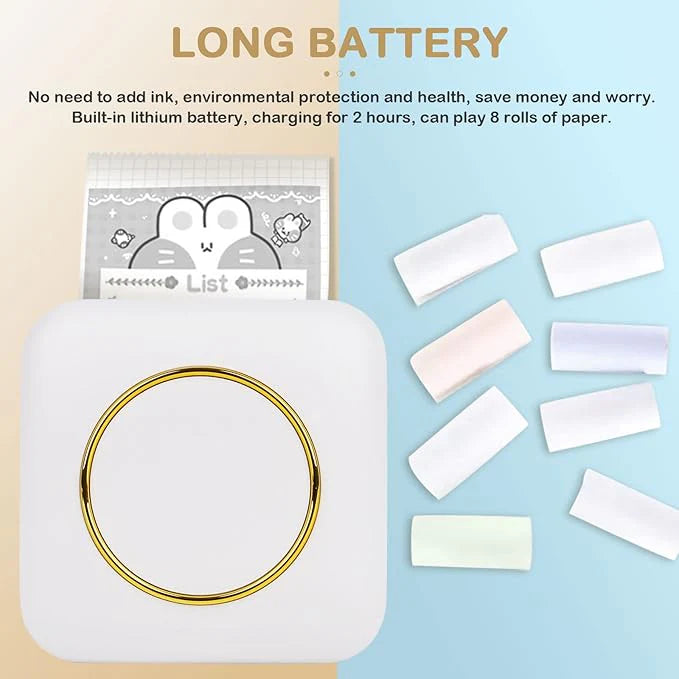 Portable Mini Printer - BT Instant Printing