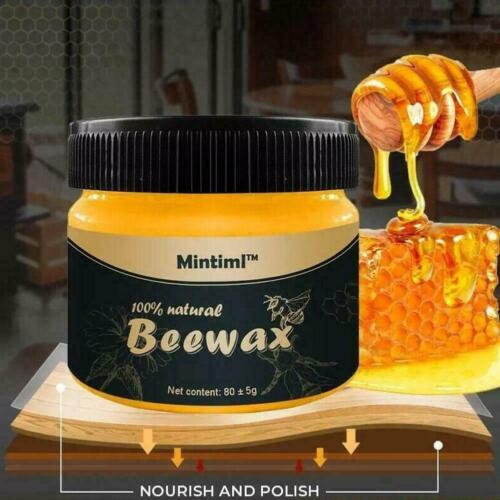 Wood Seasoning Beewax Polish - Complete Solution Furniture Care Polishing Beeswax  - Pack Of 01