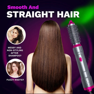 Hot Air Brush 5 In 1 Hair Dryer Brush