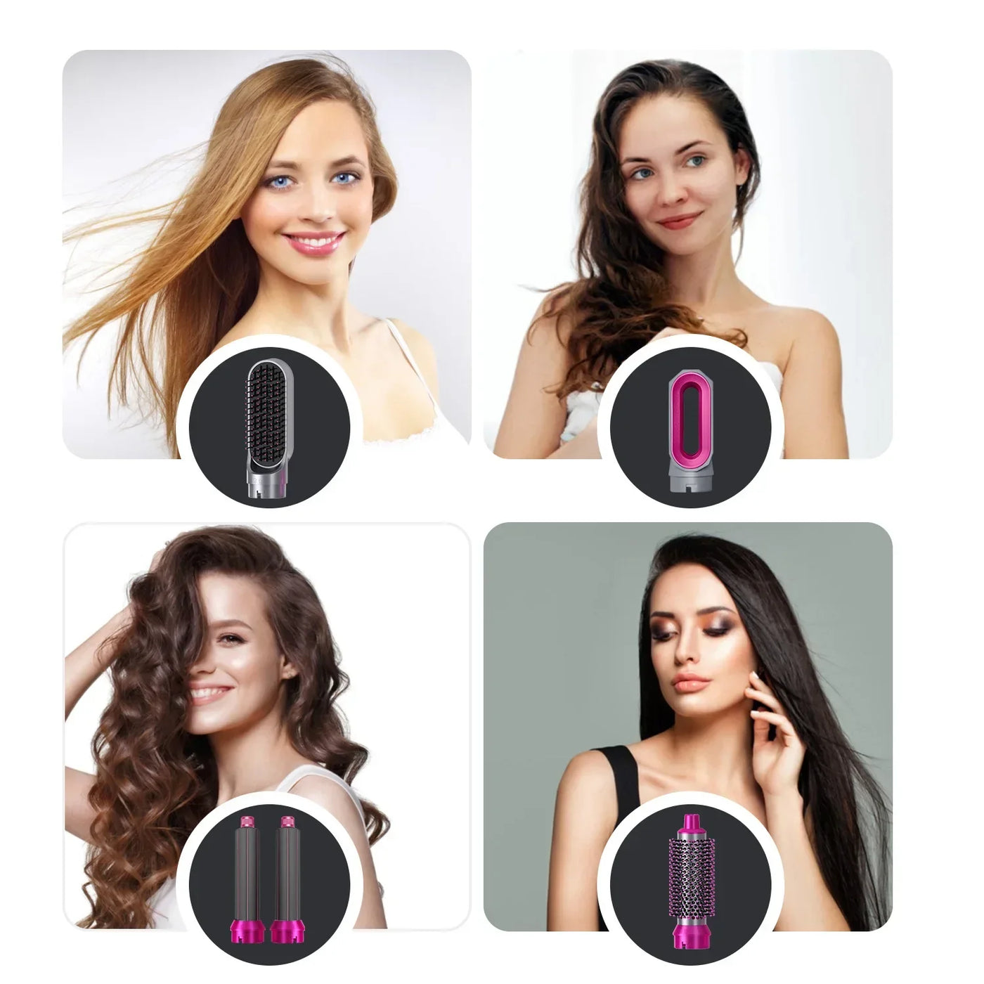 Hot Air Brush 5 In 1 Hair Dryer Brush