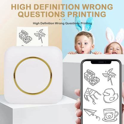 Portable Mini Printer - BT Instant Printing